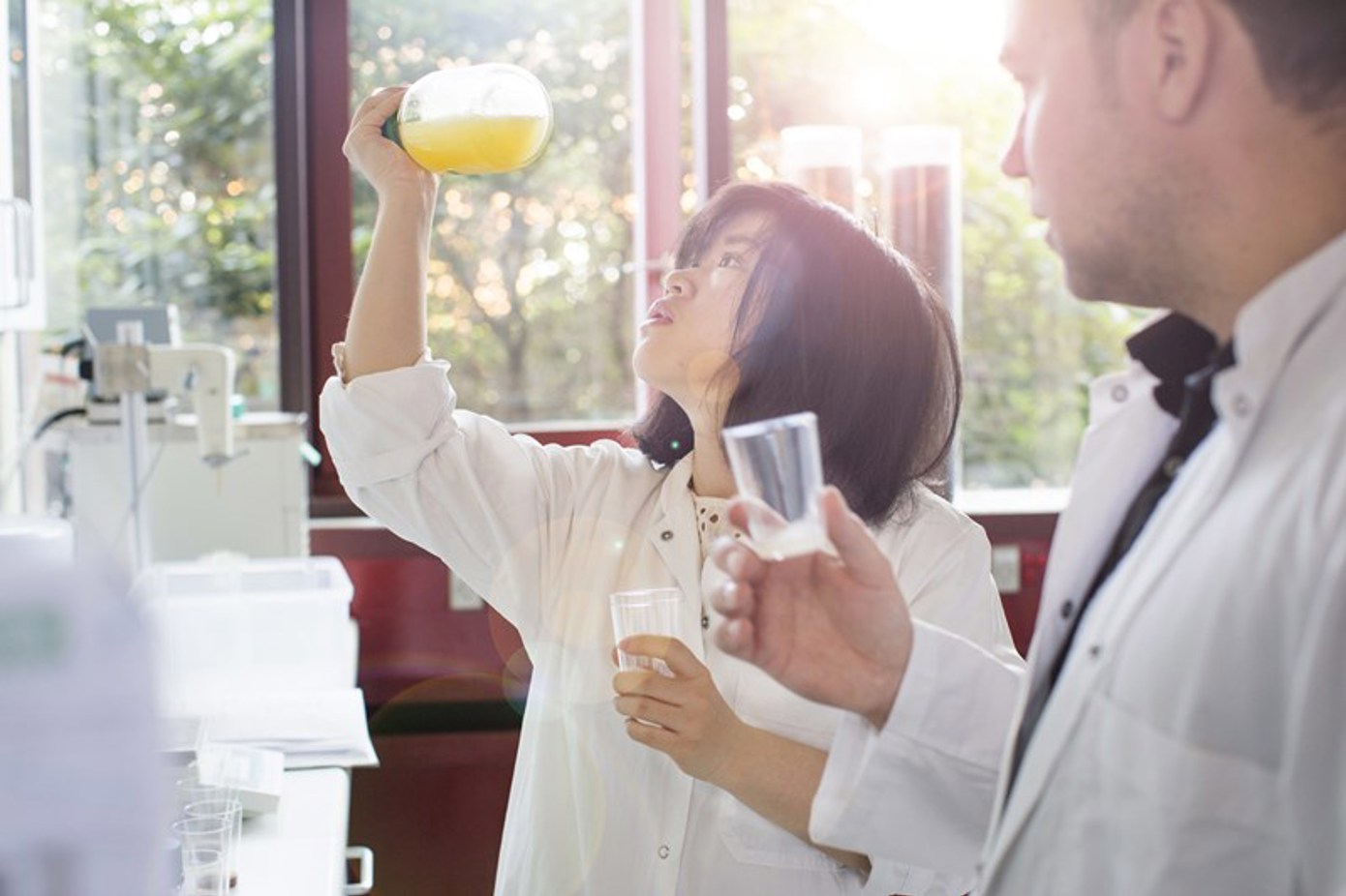 Notre esprit d'équipe est présent à tous les stades d'élaboration de nos bières