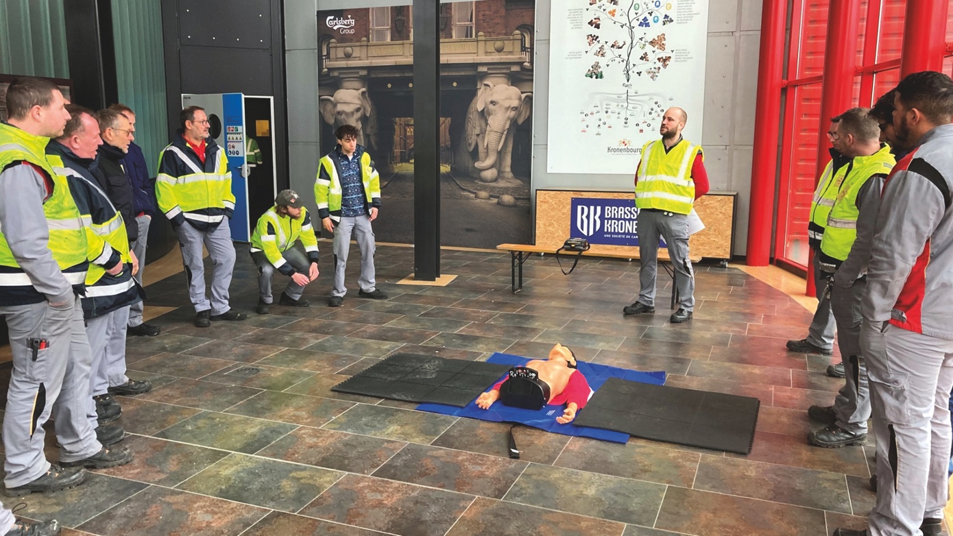 Certifié Iso 45001 depuis 2018,  Brasseries Kronenbourg  fait du bien-être et de la sécurité  des employés une priorité.